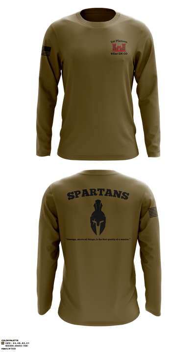 1st Platoon, 441st EN 71926407 Long Sleeve Performance Shirt - 4