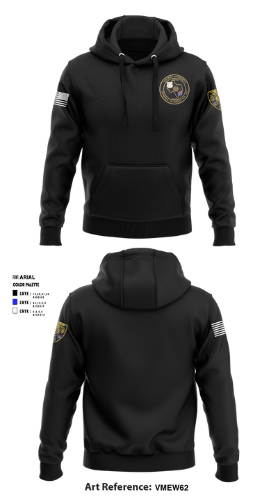 Nueces County District Attorney's Criminal Interdiction Unit 16542421 Hoodie - 1