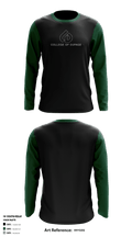 College of DuPage Alumni 35400336 Long Sleeve Performance Shirt - 3