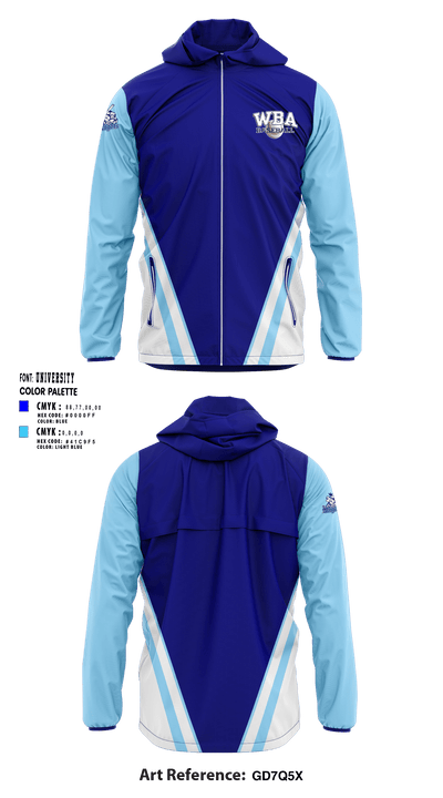 WBA Knights Baseball 46834682 Windbreaker - 2