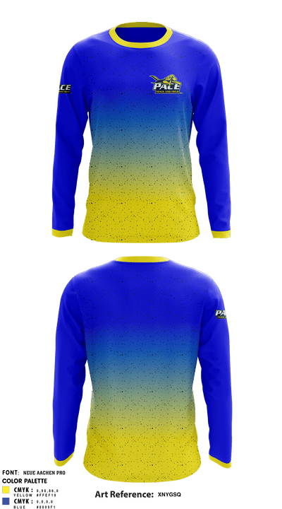 Pace Girls Track & Field 89547709 Long Sleeve Performance Shirt - 3