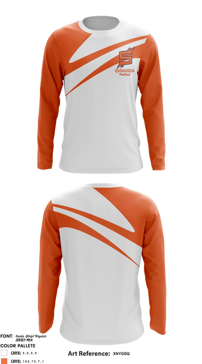 Spokane Shock 29543289 Long Sleeve Performance Shirt - 1