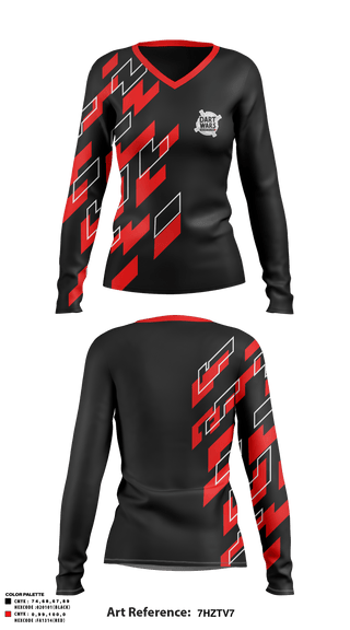 Women's Long Sleeve Vneck Shirt, , , Teamtime, Team time, sublimation, custom sports apparel, team uniforms, spirit wear, spiritwear, sports uniforms, custom shirts, team store, custom team store, fundraiser sports, apparel fundraiser