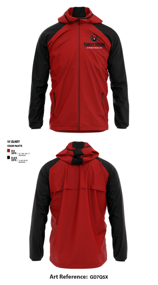 Windbreaker, Trinity Valley Community College Softball, Softball, Teamtime, Team time, sublimation, custom sports apparel, team uniforms, spirit wear, spiritwear, sports uniforms, custom shirts, team store, custom team store, fundraiser sports, apparel fundraiser