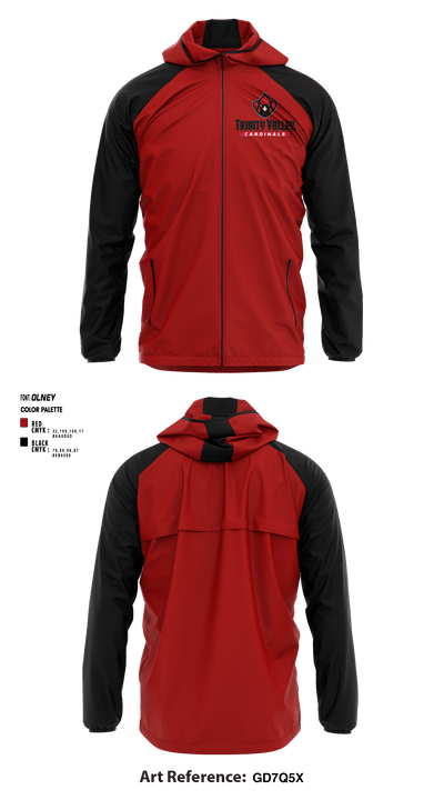 Trinity Valley Community College Softball 27537288 Windbreaker - 1
