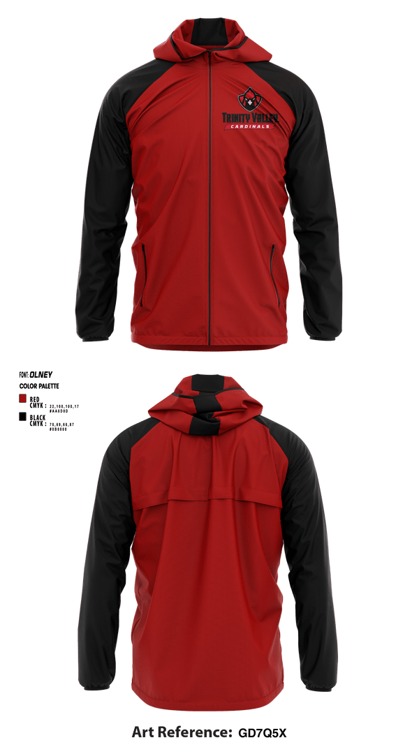 Windbreaker, Trinity Valley Community College Softball, Softball, Teamtime, Team time, sublimation, custom sports apparel, team uniforms, spirit wear, spiritwear, sports uniforms, custom shirts, team store, custom team store, fundraiser sports, apparel fundraiser