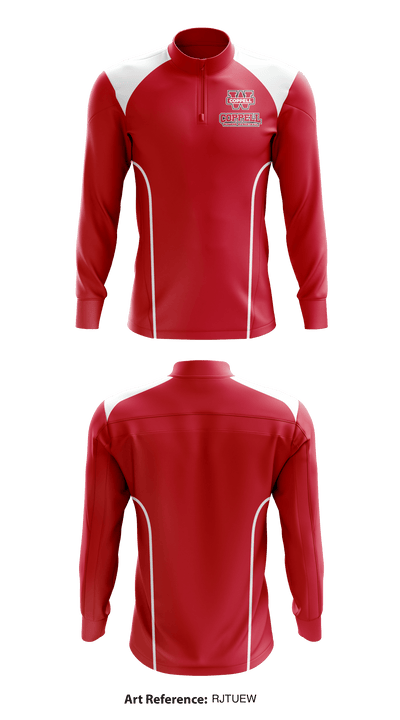 Coppell Middle School West Basketball 46896229 Quarter Zip Jacket - 1