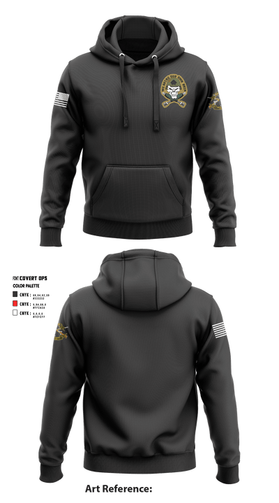 Weapons Platoon, Light Armored Reconnaissance Battalion 57222719 Hoodie - 1
