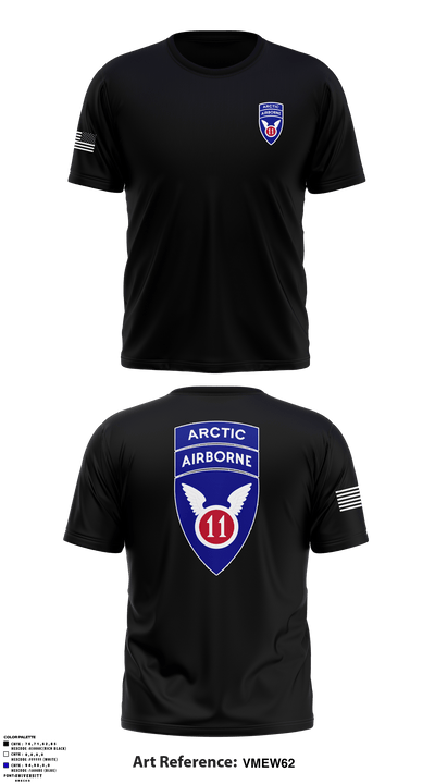 11th Airborne Division 20020731 Short Sleeve Performance Shirt - 1