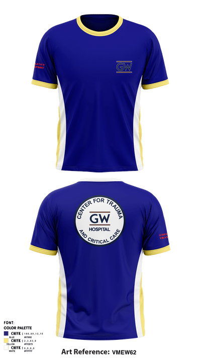 GWUH CTACC 32972815 Short Sleeve Performance Shirt - 1