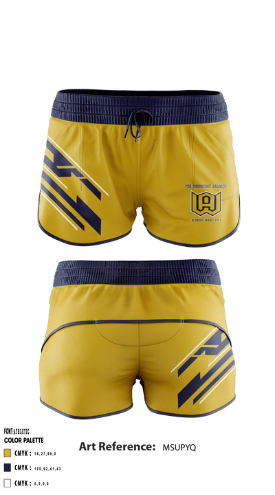The Woodstock Academy Cross Country 95287560 Womens Soccer Shorts - 1