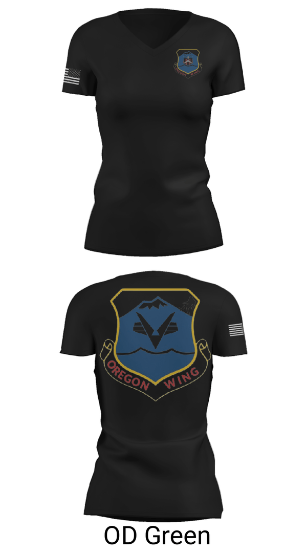 Women's Short Sleeve Vneck Shirt, , Air Force, Teamtime, Team time, sublimation, custom sports apparel, team uniforms, spirit wear, spiritwear, sports uniforms, custom shirts, team store, custom team store, fundraiser sports, apparel fundraiser