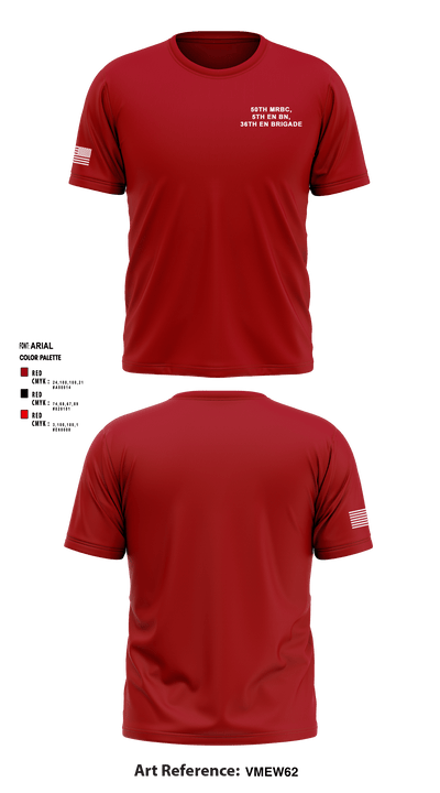 50th MRBC, 5th En Bn, 36th En Brigade 1380000 Short Sleeve Performance Shirt - 1