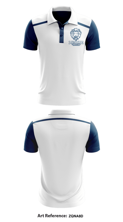 Lustre Christian High School 61778427 Short Sleeve Performance Polo - 2