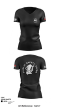 Cullman County Dive Team 44931710 Women's Short Sleeve V-neck Shirt - 1