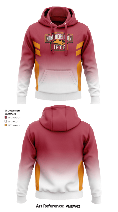 Northeastern High School Golf 51135860 Hoodie - 1