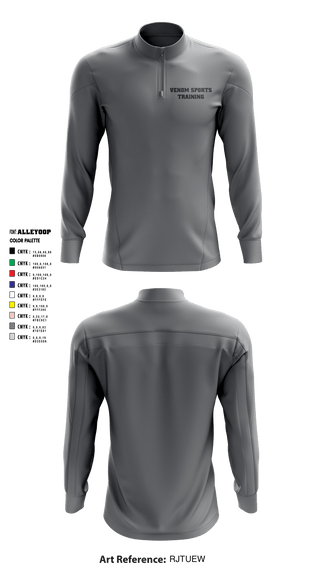 Quarter Zip Jacket, Venom Sports Training, Men's Basketball, Teamtime, Team time, sublimation, custom sports apparel, team uniforms, spirit wear, spiritwear, sports uniforms, custom shirts, team store, custom team store, fundraiser sports, apparel fundraiser
