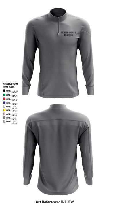 Venom Sports Training 59845358 Quarter Zip Jacket - 8