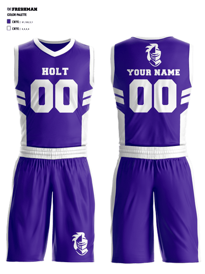Holt High School Basketball 91227614 Basketball Uniform - 1