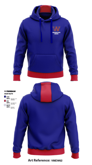 Hoodie, Woodstock High School Color Guard, Cheer, Teamtime, Team time, sublimation, custom sports apparel, team uniforms, spirit wear, spiritwear, sports uniforms, custom shirts, team store, custom team store, fundraiser sports, apparel fundraiser