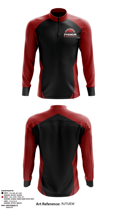 Phenom Basketball 73249829 Quarter Zip Jacket - 1