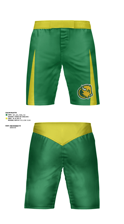Benton Central Wrestling 47501015 Fight Shorts - 1