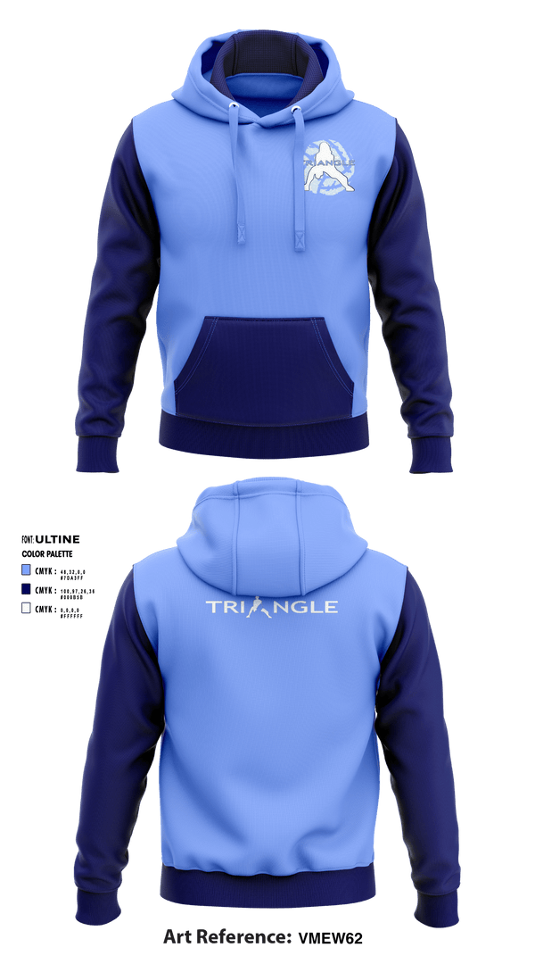 Hoodie, Triangle Volleyball Club, Women's Volleyball, Teamtime, Team time, sublimation, custom sports apparel, team uniforms, spirit wear, spiritwear, sports uniforms, custom shirts, team store, custom team store, fundraiser sports, apparel fundraiser