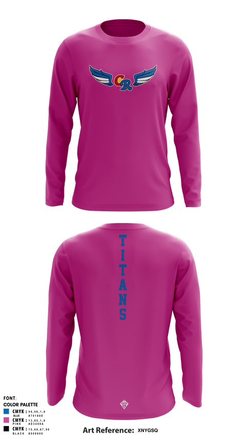 Long Sleeve Performance Shirt, Coal Ridge HS Track & Field, Track & Field, Teamtime, Team time, sublimation, custom sports apparel, team uniforms, spirit wear, spiritwear, sports uniforms, custom shirts, team store, custom team store, fundraiser sports, apparel fundraiser