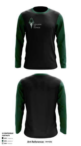 Long Sleeve Performance Shirt, College of DuPage Alumni, School Spirit Store, Teamtime, Team time, sublimation, custom sports apparel, team uniforms, spirit wear, spiritwear, sports uniforms, custom shirts, team store, custom team store, fundraiser sports, apparel fundraiser