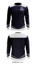 Manasquan High School Hockey 74515350 Long Sleeve Performance Shirt - 1