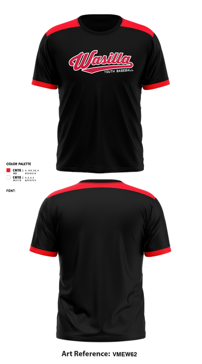 Wasilla Youth Baseball League 27960010 Short Sleeve Performance Shirt - 3 (1)