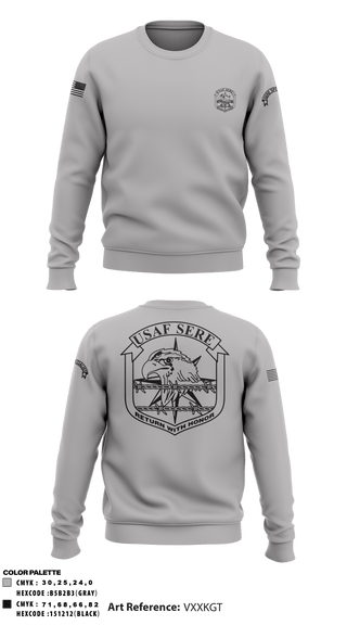 Crew Neck Sweatshirt, , Air Force, Teamtime, Team time, sublimation, custom sports apparel, team uniforms, spirit wear, spiritwear, sports uniforms, custom shirts, team store, custom team store, fundraiser sports, apparel fundraiser