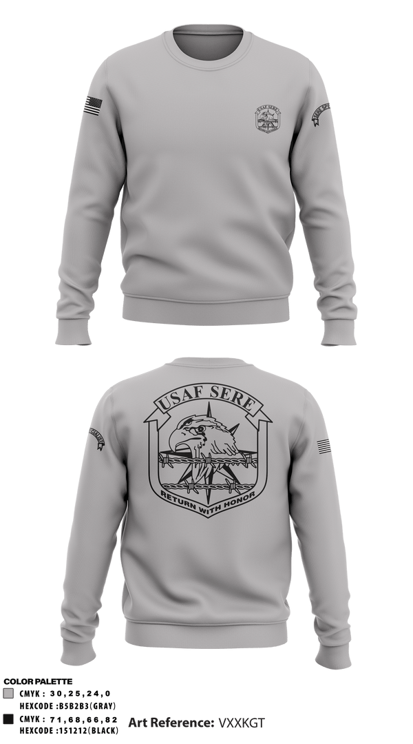 Crew Neck Sweatshirt, , Air Force, Teamtime, Team time, sublimation, custom sports apparel, team uniforms, spirit wear, spiritwear, sports uniforms, custom shirts, team store, custom team store, fundraiser sports, apparel fundraiser
