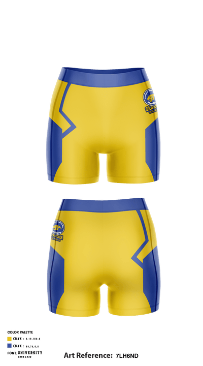 Saratoga High School Volleyball 52033671 Women's Shorts - 1