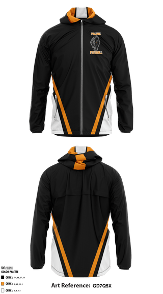 Windbreaker, Prairie City School Football, Football, Teamtime, Team time, sublimation, custom sports apparel, team uniforms, spirit wear, spiritwear, sports uniforms, custom shirts, team store, custom team store, fundraiser sports, apparel fundraiser