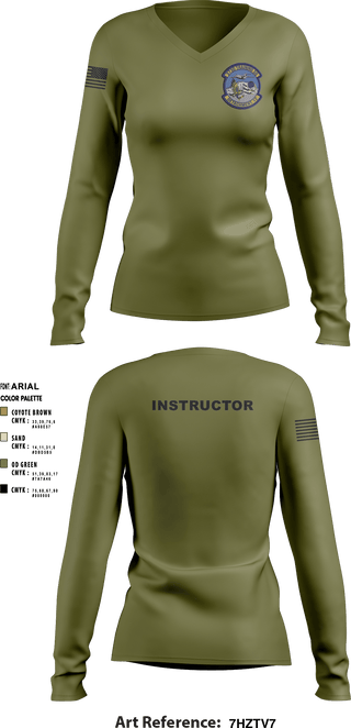 Women's Long Sleeve Vneck Shirt, , Air Force, Teamtime, Team time, sublimation, custom sports apparel, team uniforms, spirit wear, spiritwear, sports uniforms, custom shirts, team store, custom team store, fundraiser sports, apparel fundraiser