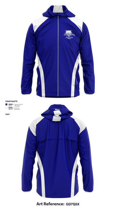 Bogue Chitto Attendance Center Baseball 5622394 Windbreaker - 1