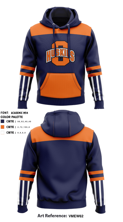 Oak Park and River Forest Field Hockey 54220256 Hoodie - 1