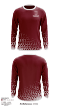 Ossining Senior High School Swimming 84786902 Long Sleeve Performance Shirt - 1