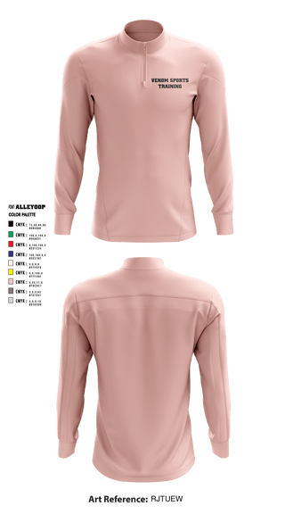 Quarter Zip Jacket, Venom Sports Training, Men's Basketball, Teamtime, Team time, sublimation, custom sports apparel, team uniforms, spirit wear, spiritwear, sports uniforms, custom shirts, team store, custom team store, fundraiser sports, apparel fundraiser