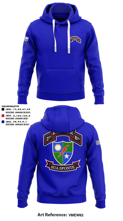 2nd Ranger Battalion 70049329 Hoodie - 3