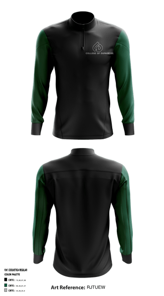 Quarter Zip Jacket, College of DuPage Alumni, School Spirit Store, Teamtime, Team time, sublimation, custom sports apparel, team uniforms, spirit wear, spiritwear, sports uniforms, custom shirts, team store, custom team store, fundraiser sports, apparel fundraiser