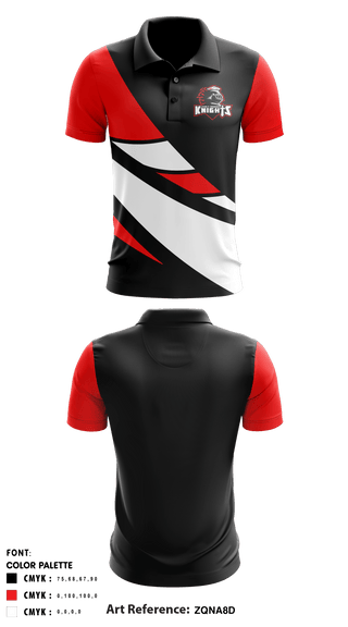 Short Sleeve Performance Polo, John F Kennedy High School Knights Cheer, School Spirit Store, Teamtime, Team time, sublimation, custom sports apparel, team uniforms, spirit wear, spiritwear, sports uniforms, custom shirts, team store, custom team store, fundraiser sports, apparel fundraiser