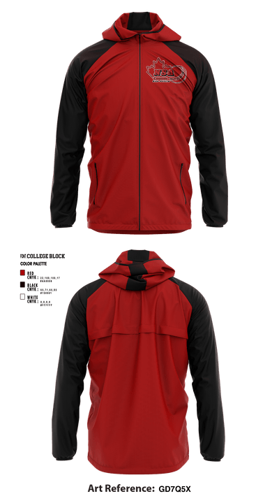 Canada Slo-Pitch Leagues 67364267 Windbreaker - 1
