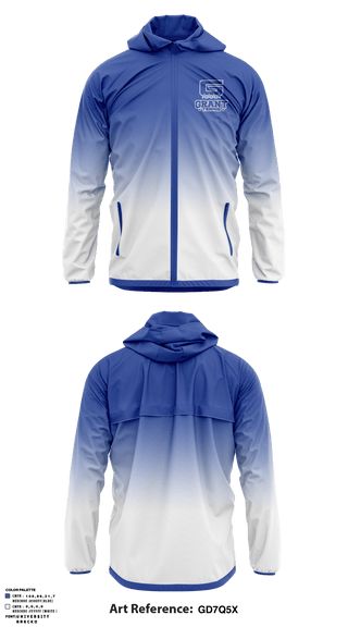 Windbreaker, Grant High School Tennis, Tennis, Teamtime, Team time, sublimation, custom sports apparel, team uniforms, spirit wear, spiritwear, sports uniforms, custom shirts, team store, custom team store, fundraiser sports, apparel fundraiser