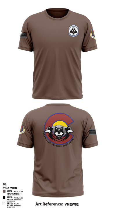 302nd Base Defense Squadron 76268864 Short Sleeve Performance Shirt - 4
