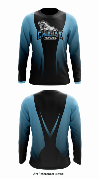 Chugiak High School Cross Country 40853261 Long Sleeve Performance Shirt - 1