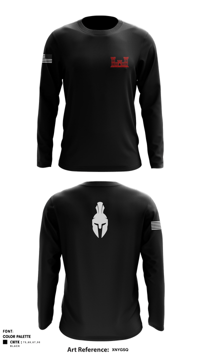 1st Platoon, 441st EN 8690217 Long Sleeve Performance Shirt - 1