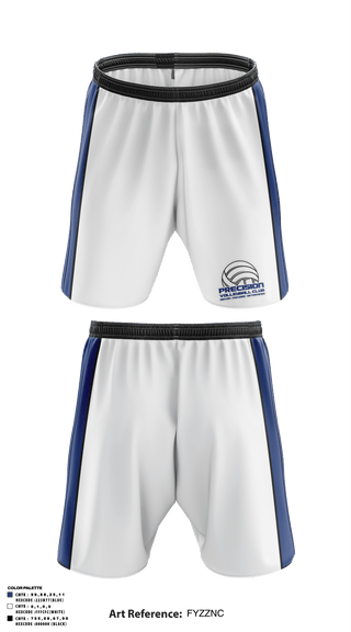 Athletic Shorts With Pockets, Precision Volleyball, Spirit Store, Teamtime, Team time, sublimation, custom sports apparel, team uniforms, spirit wear, spiritwear, sports uniforms, custom shirts, team store, custom team store, fundraiser sports, apparel fundraiser