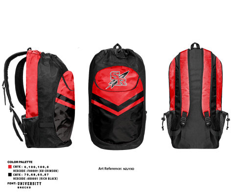 Gear Bag, Slippery Rock Area High School Track, Track & Field, Teamtime, Team time, sublimation, custom sports apparel, team uniforms, spirit wear, spiritwear, sports uniforms, custom shirts, team store, custom team store, fundraiser sports, apparel fundraiser